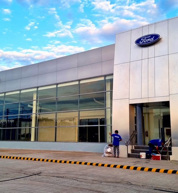 Ford Showroom Construction Cleaning by Bridges Optimum Clean